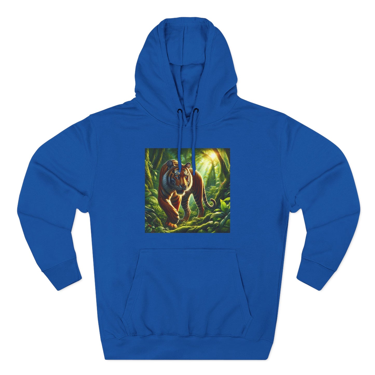 Three-Panel Fleece Hoodie