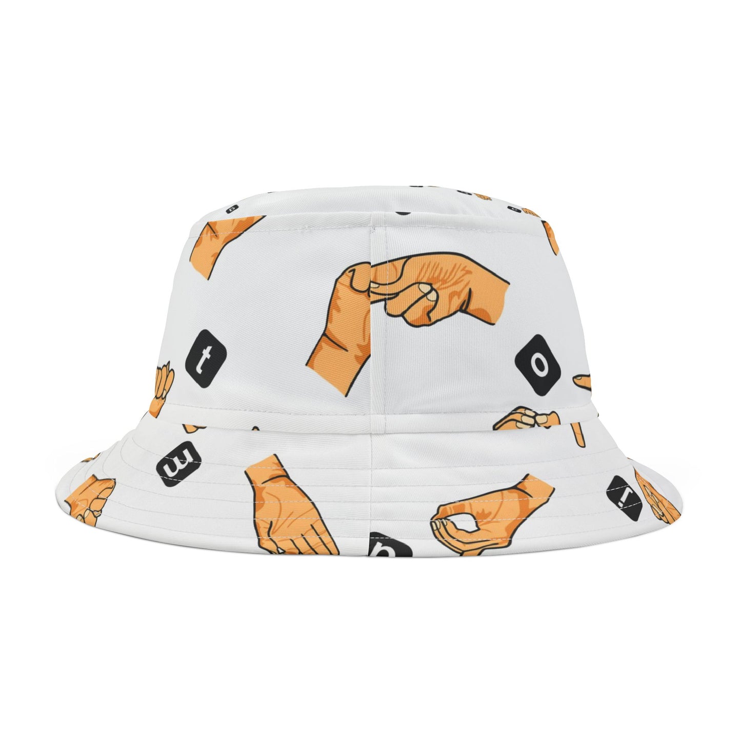 SIGN LANUAGE (informant) Bucket Hat (AOP)