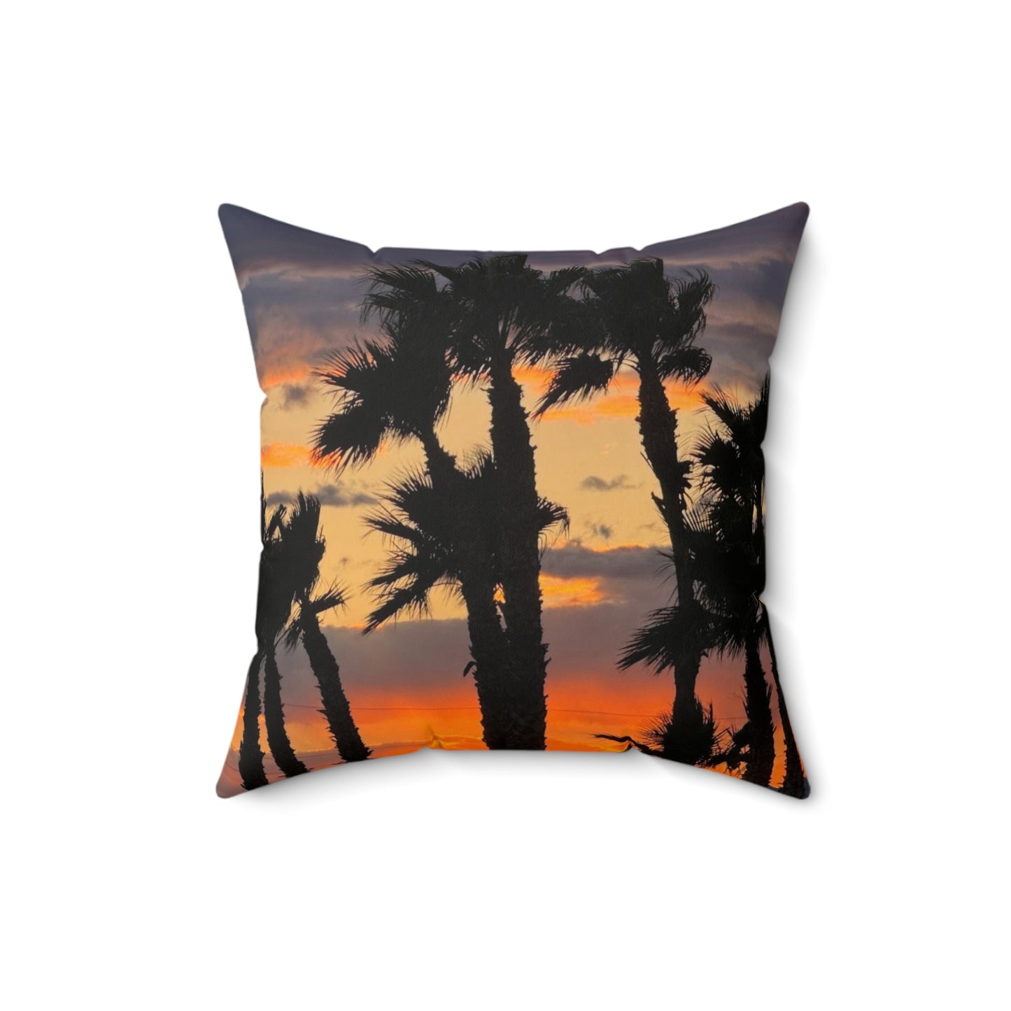 Spun Polyester Square Pillow