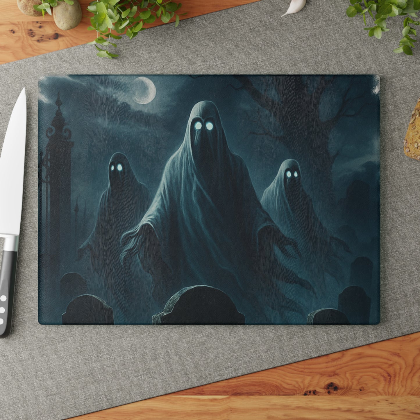 HALLOWEEN Glass Cutting Board
