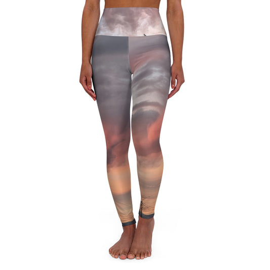 High Waisted Yoga Leggings (AOP)