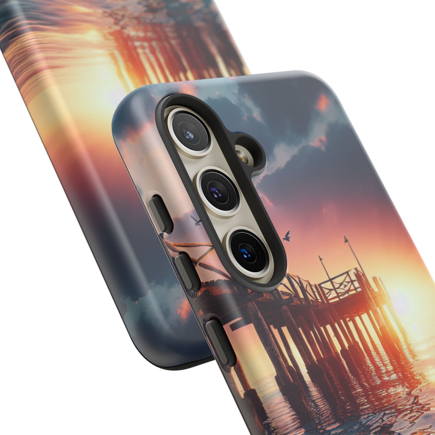 SUNSET on the PIER  phone case