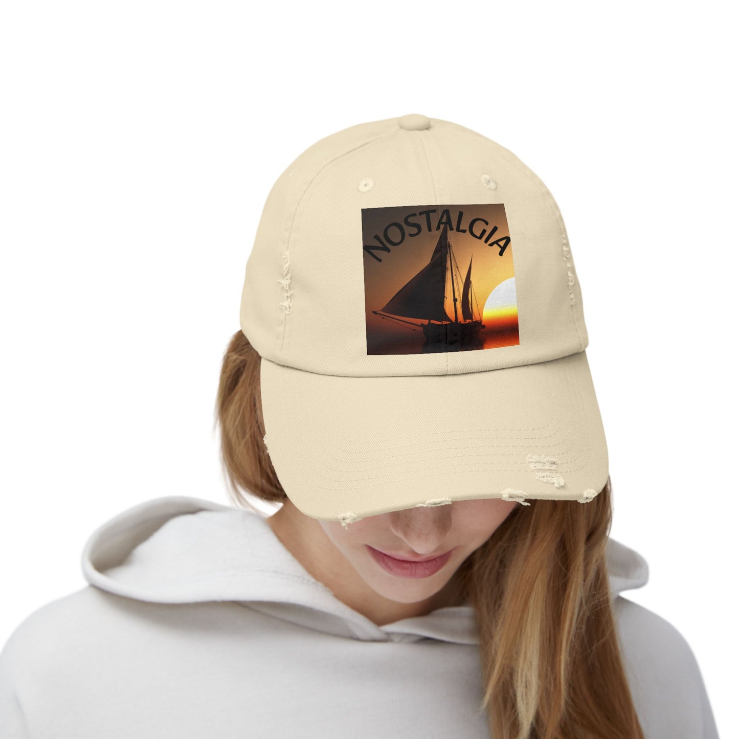 Unisex Distressed Cap