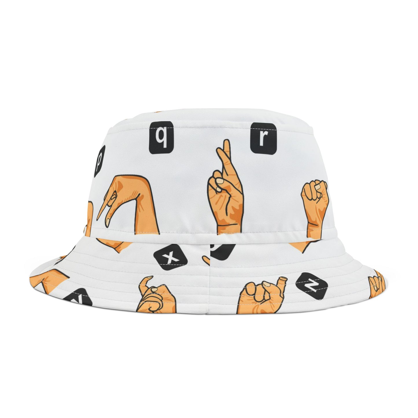 SIGN LANUAGE (informant) Bucket Hat (AOP)