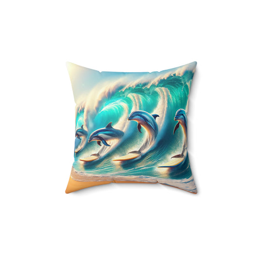 Spun Polyester Square Pillow