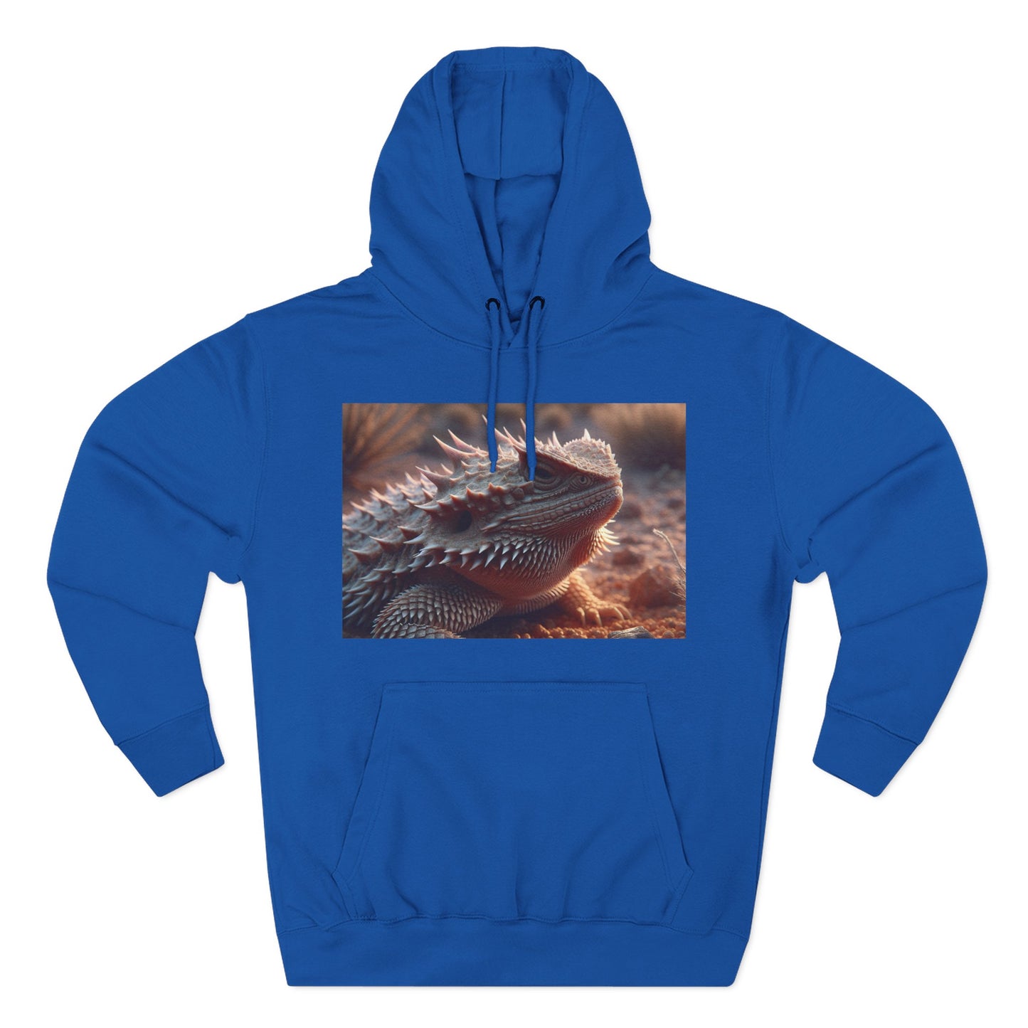 Three-Panel Fleece Hoodie