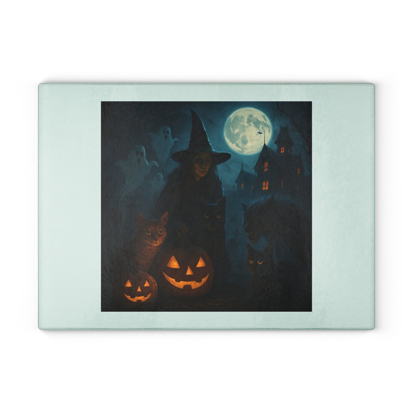 HALLOWEEN Glass Cutting Board