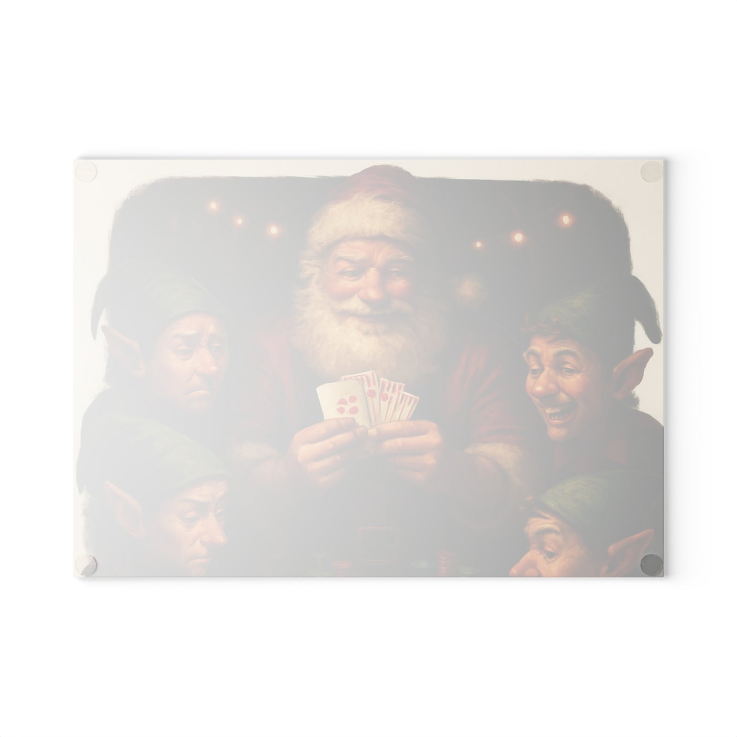 CHRISTMAS Glass Cutting Board