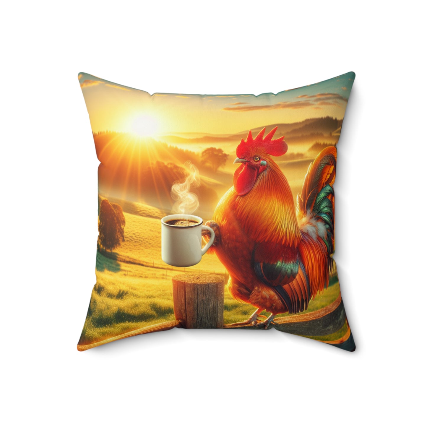 Faux Suede Square Pillow