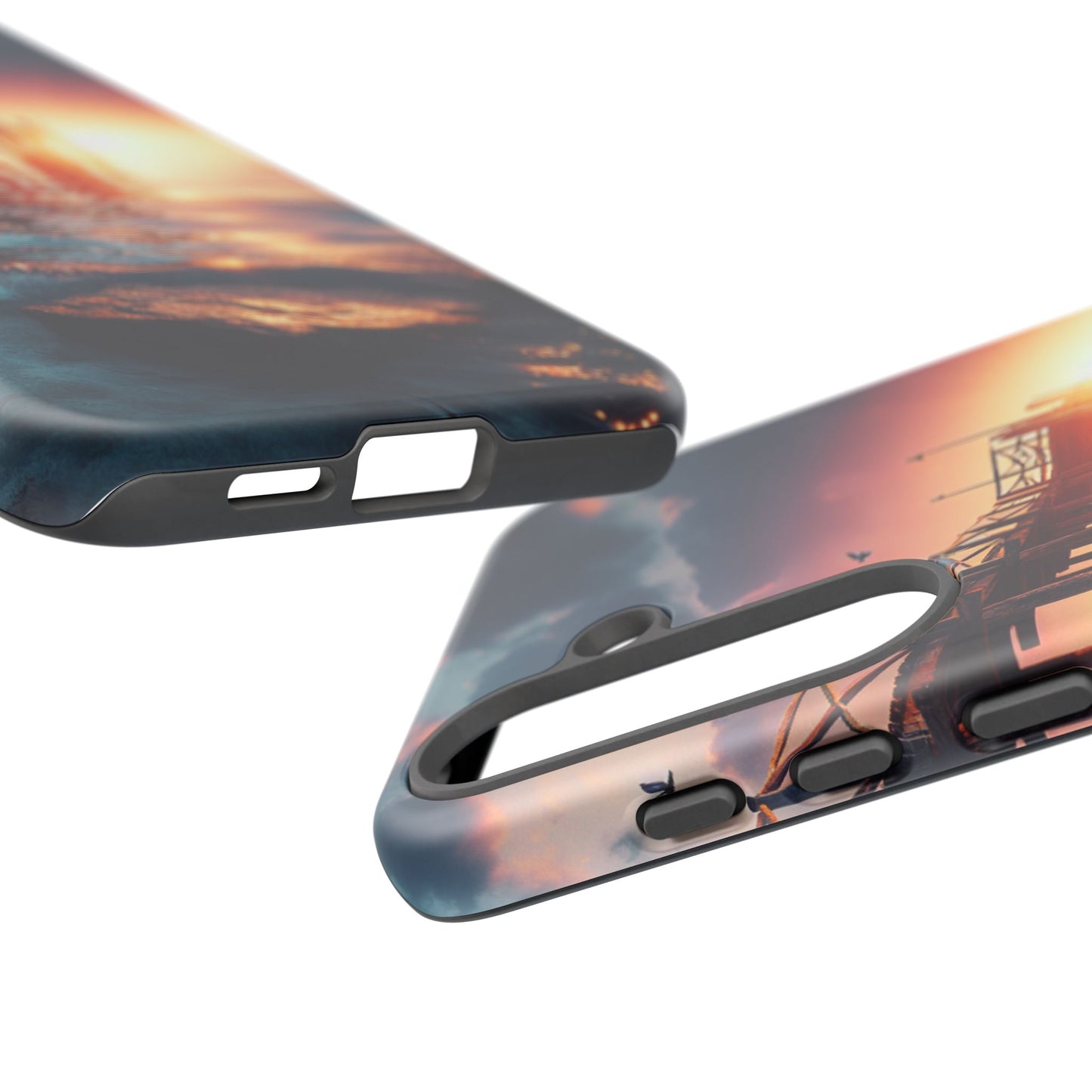SUNSET on the PIER  phone case