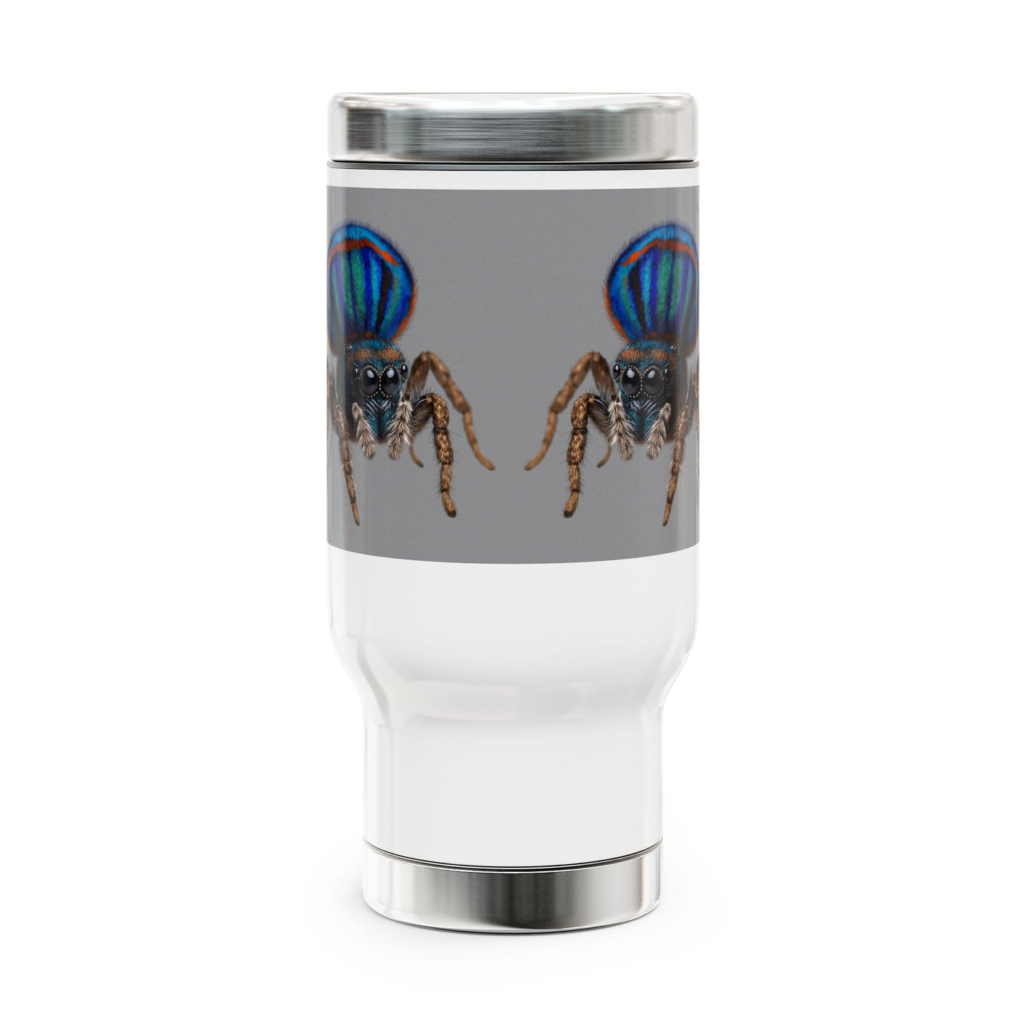 Stainless Steel Travel Mug with Handle, 14oz