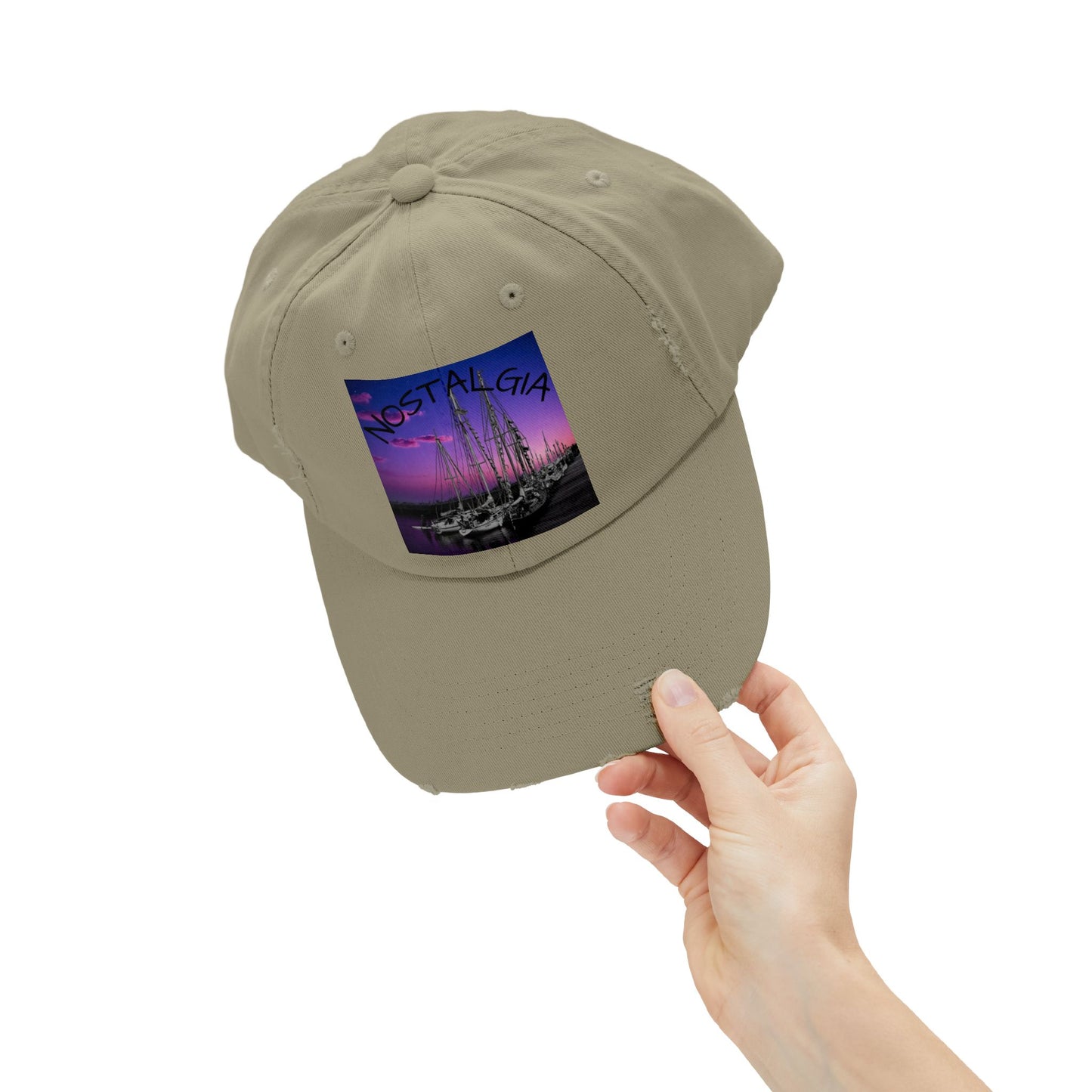 Unisex Distressed Cap