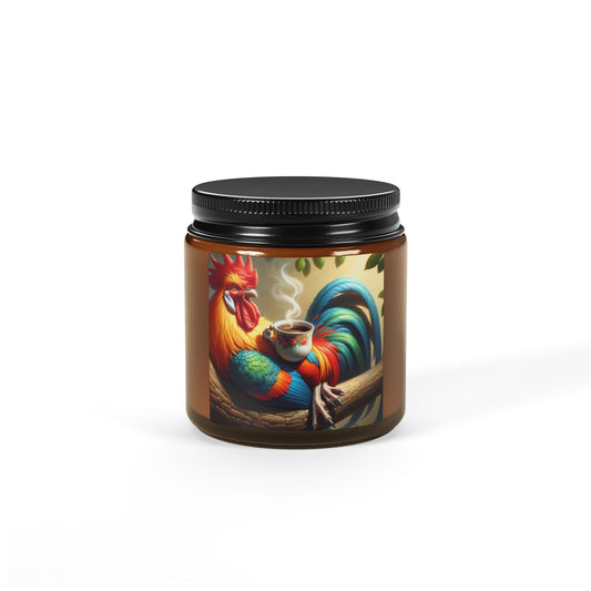 rooster candle