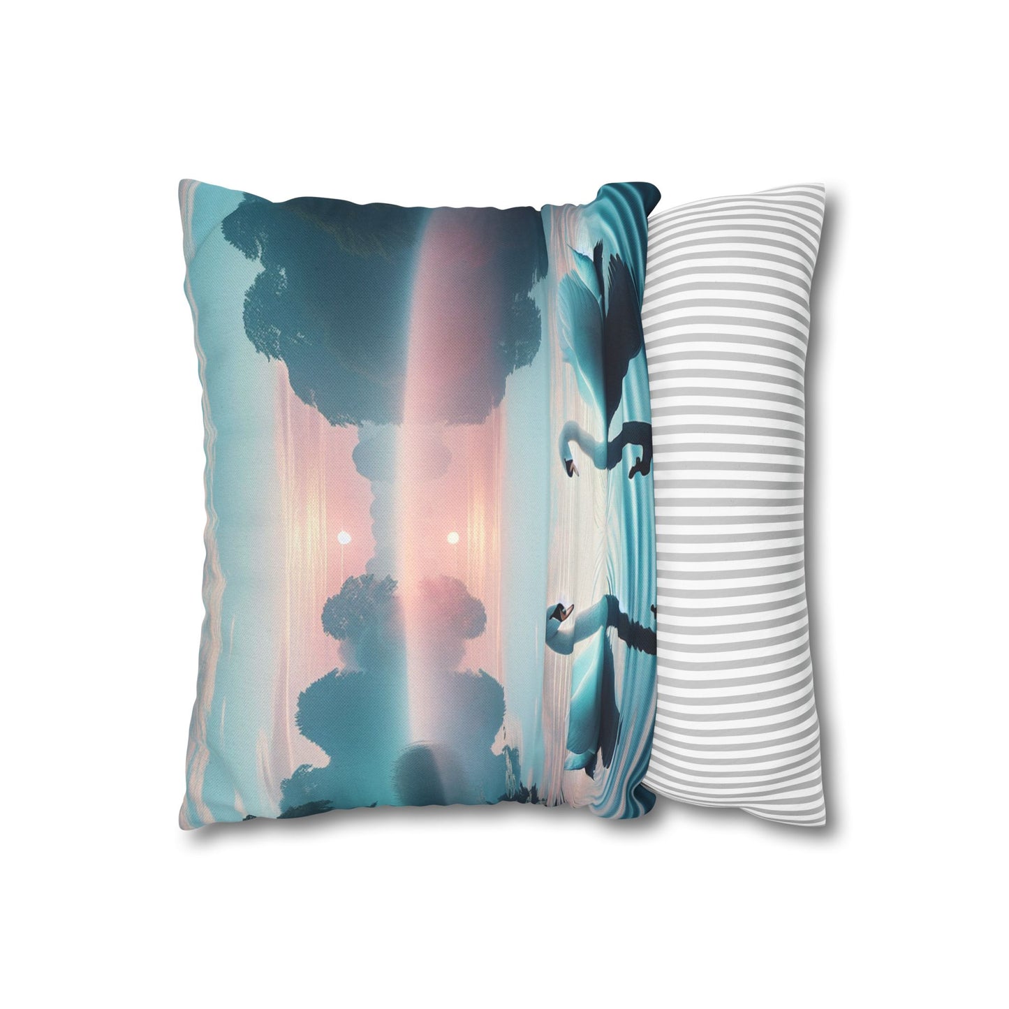 Spun Polyester Square Pillowcase