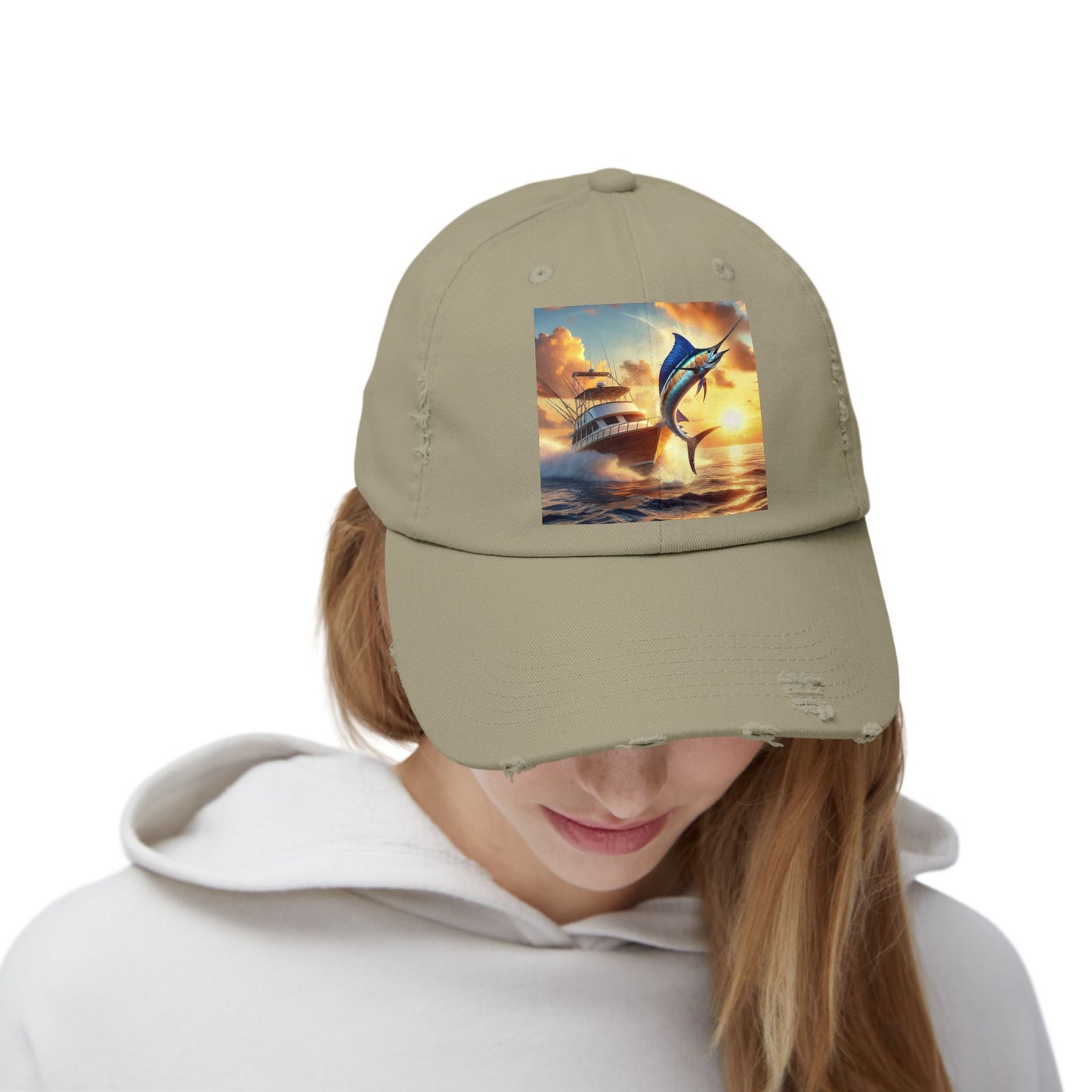 Unisex Distressed Cap