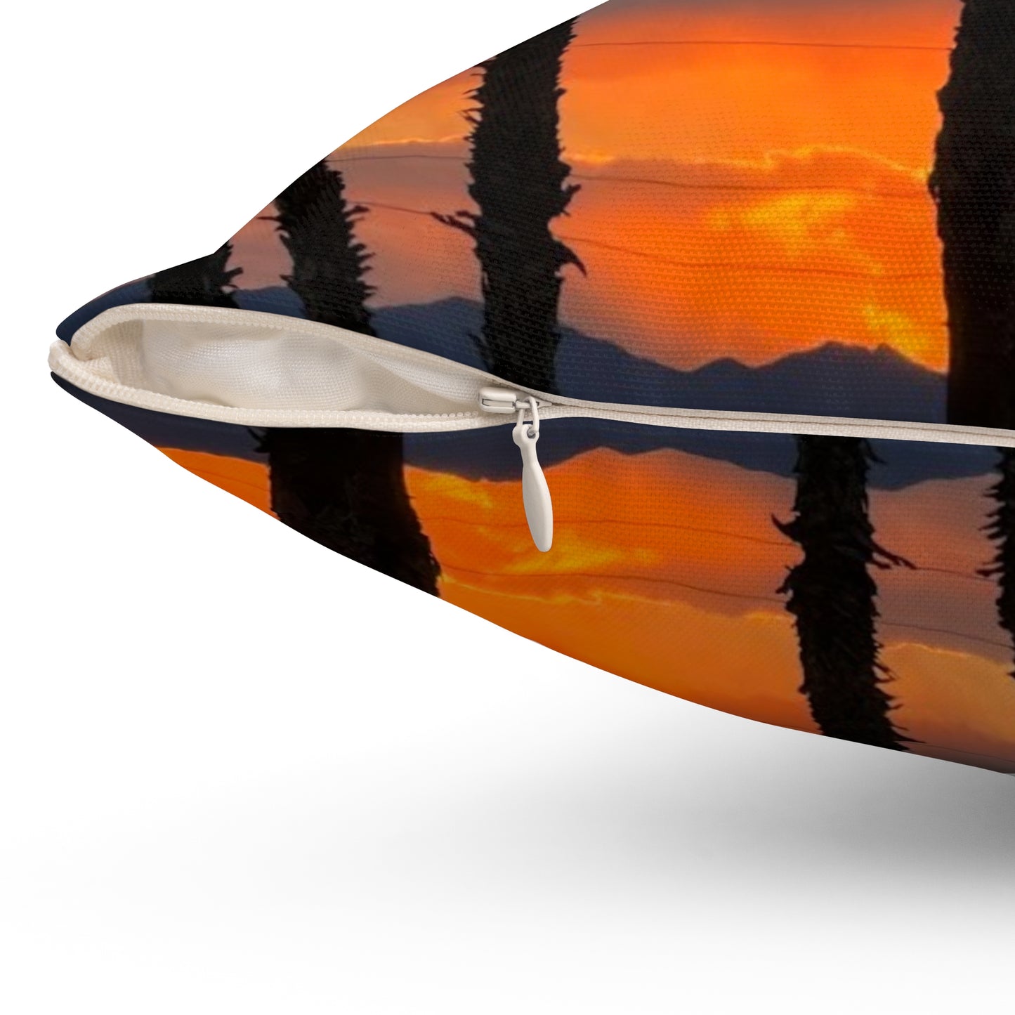 Spun Polyester Square Pillow