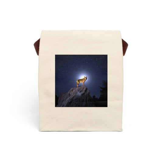 Canvas Lunch Bag With Strap