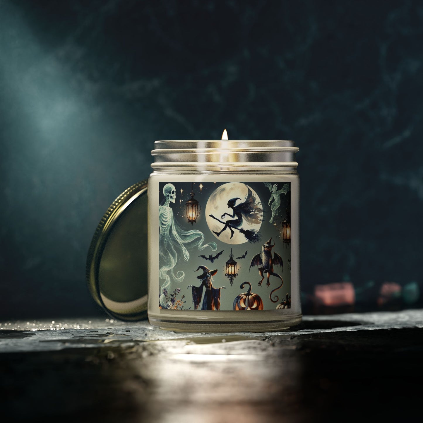 Scented Candles, Coconut Apricot Wax (4oz, 9oz)