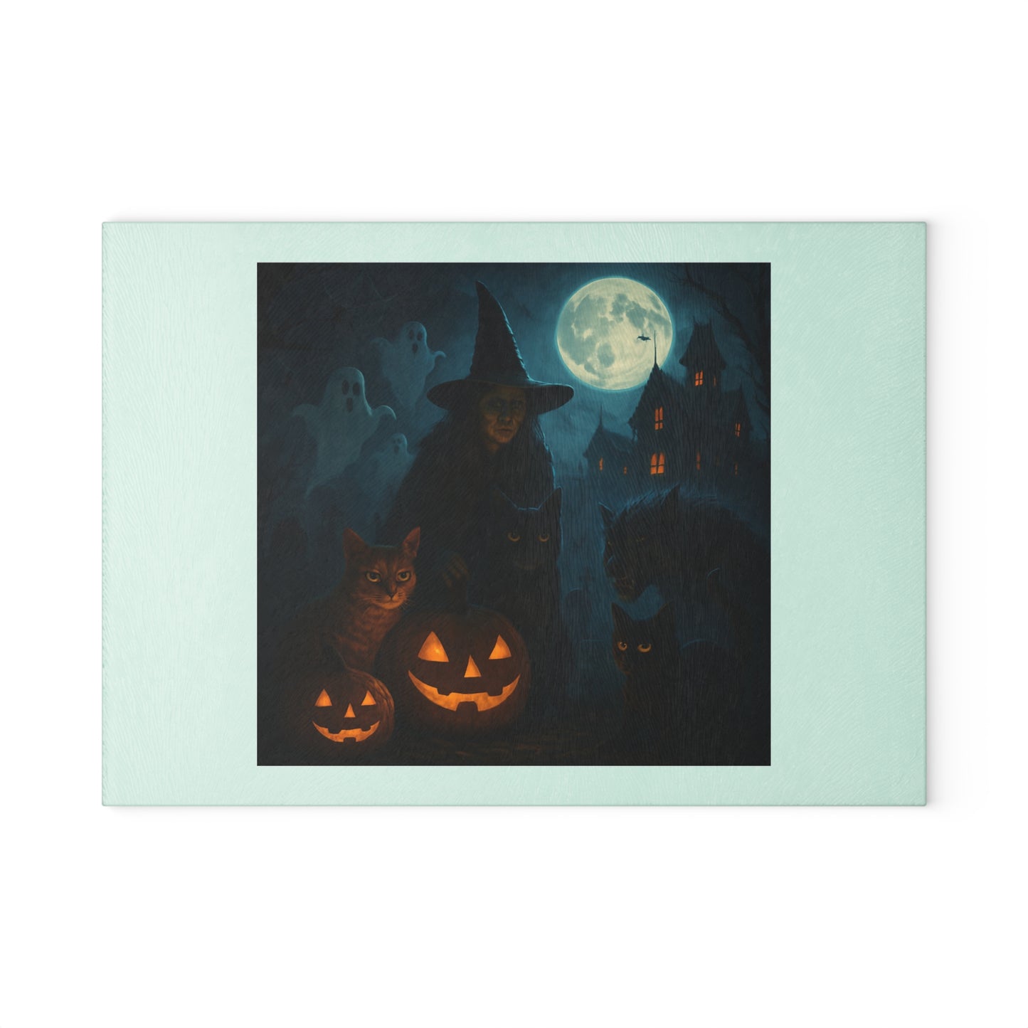 HALLOWEEN Glass Cutting Board
