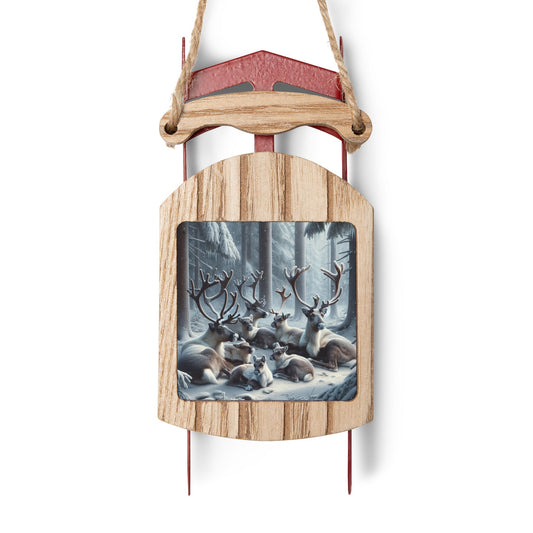 Sled Ornaments