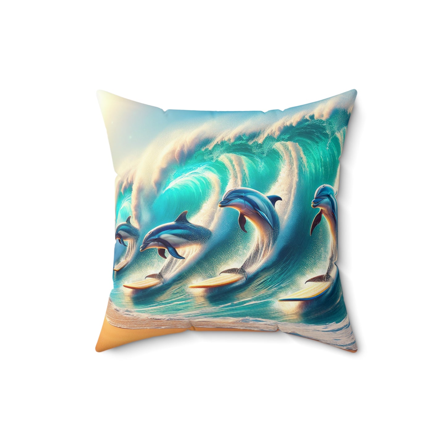 Spun Polyester Square Pillow