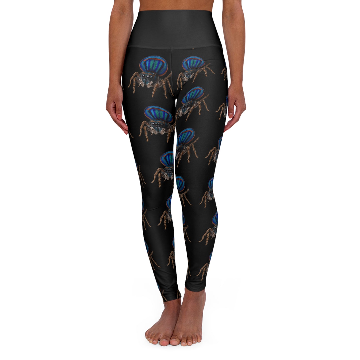 High Waisted Yoga Leggings (AOP)