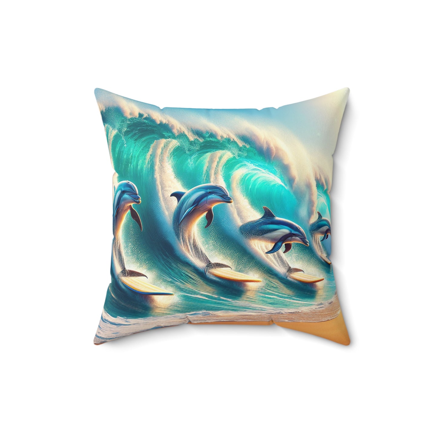Spun Polyester Square Pillow