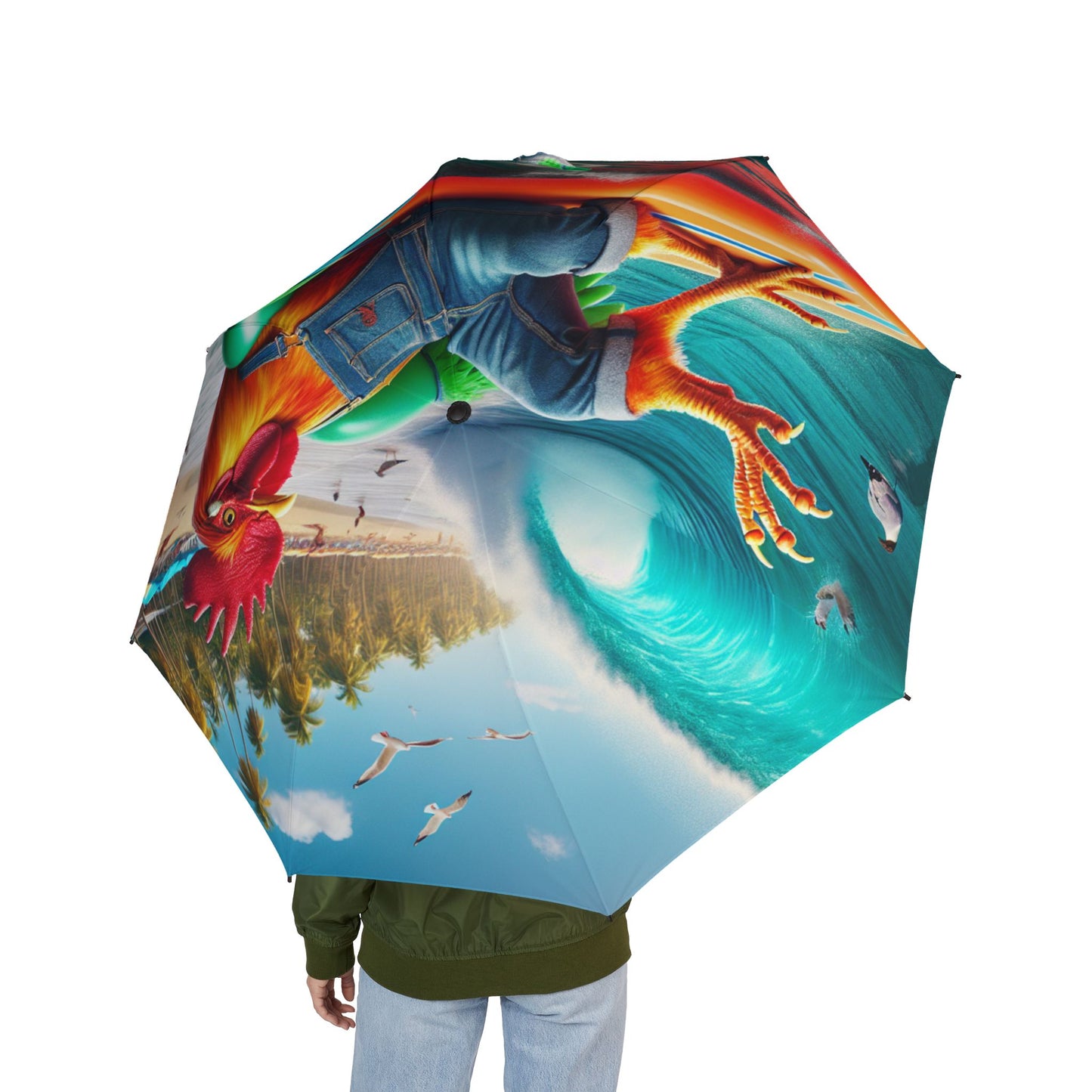 Semi-Automatic Foldable Umbrella