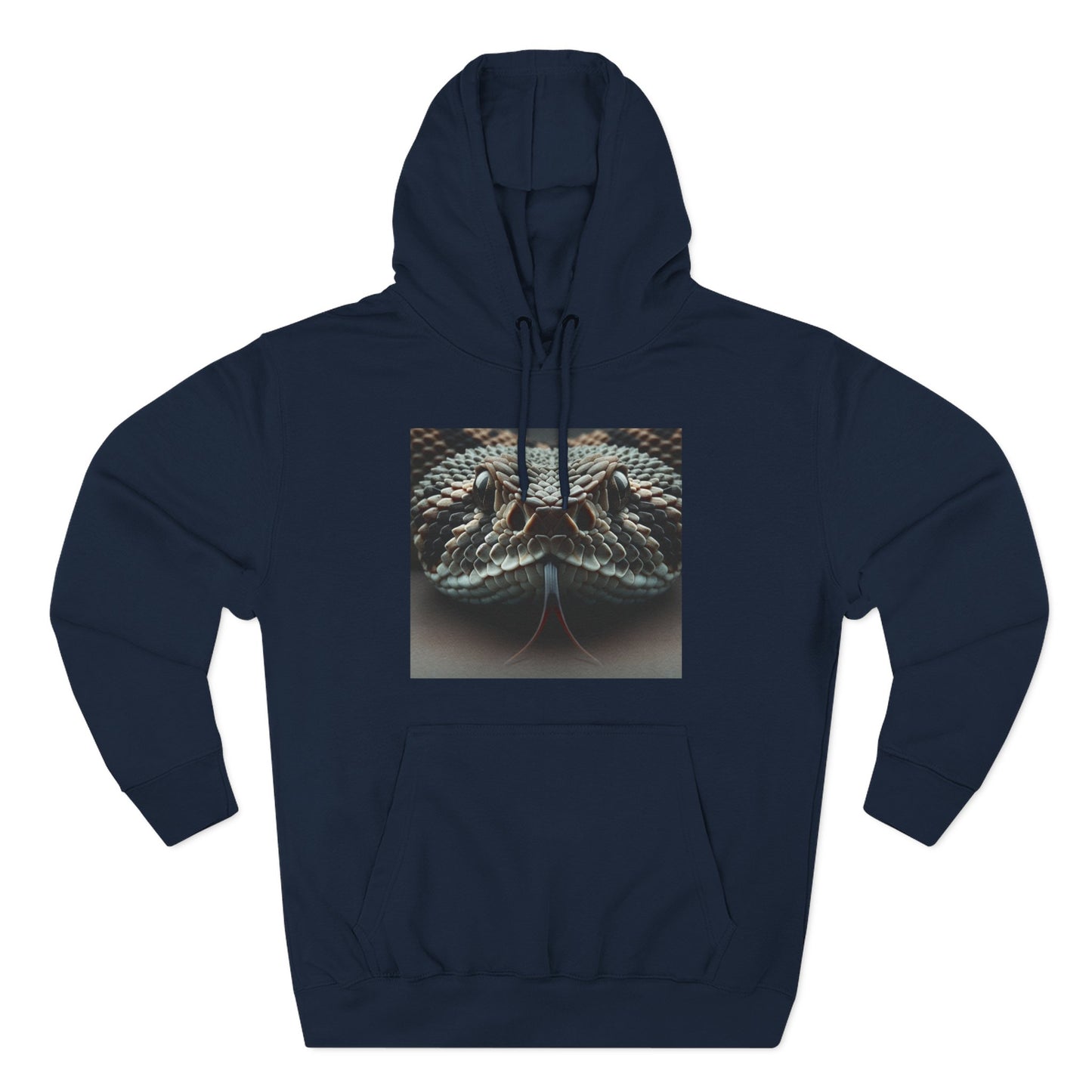 Three-Panel Fleece Hoodie
