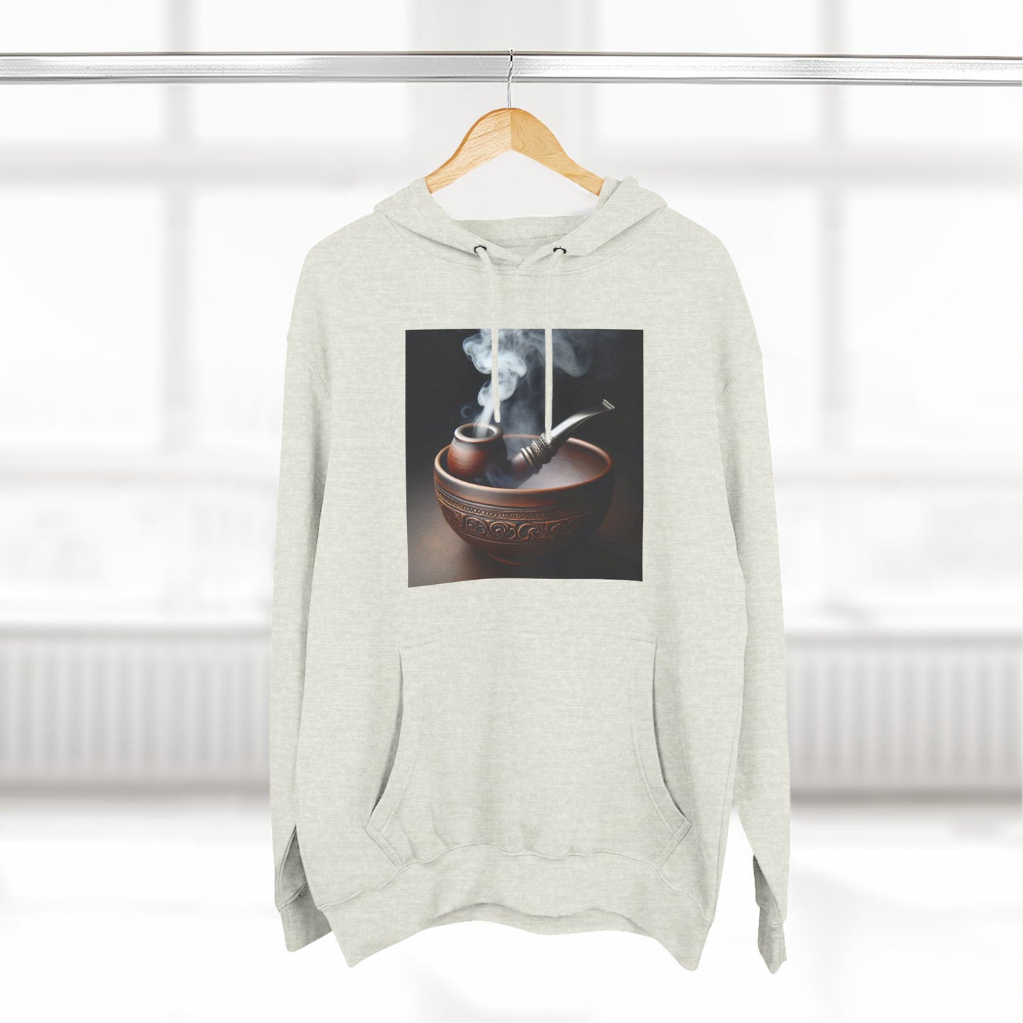 Three-Panel Fleece Hoodie