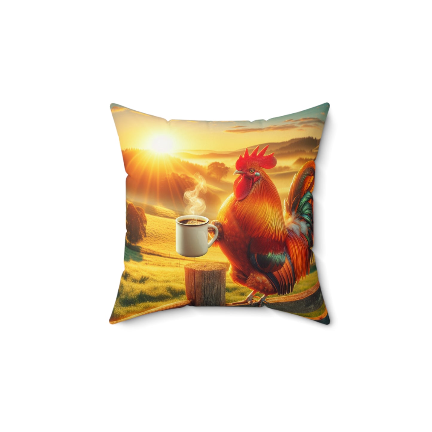 Faux Suede Square Pillow