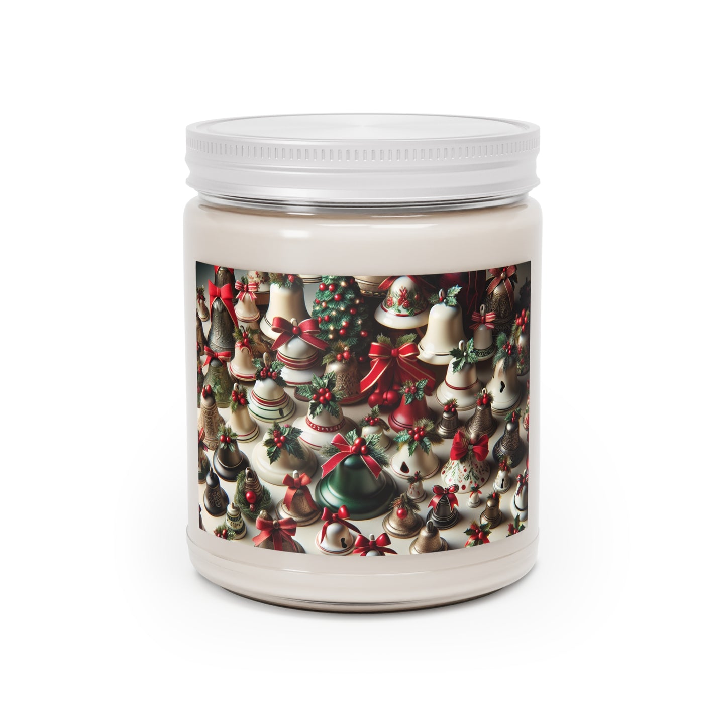 Scented Soy Candles with White Lid, 9oz
