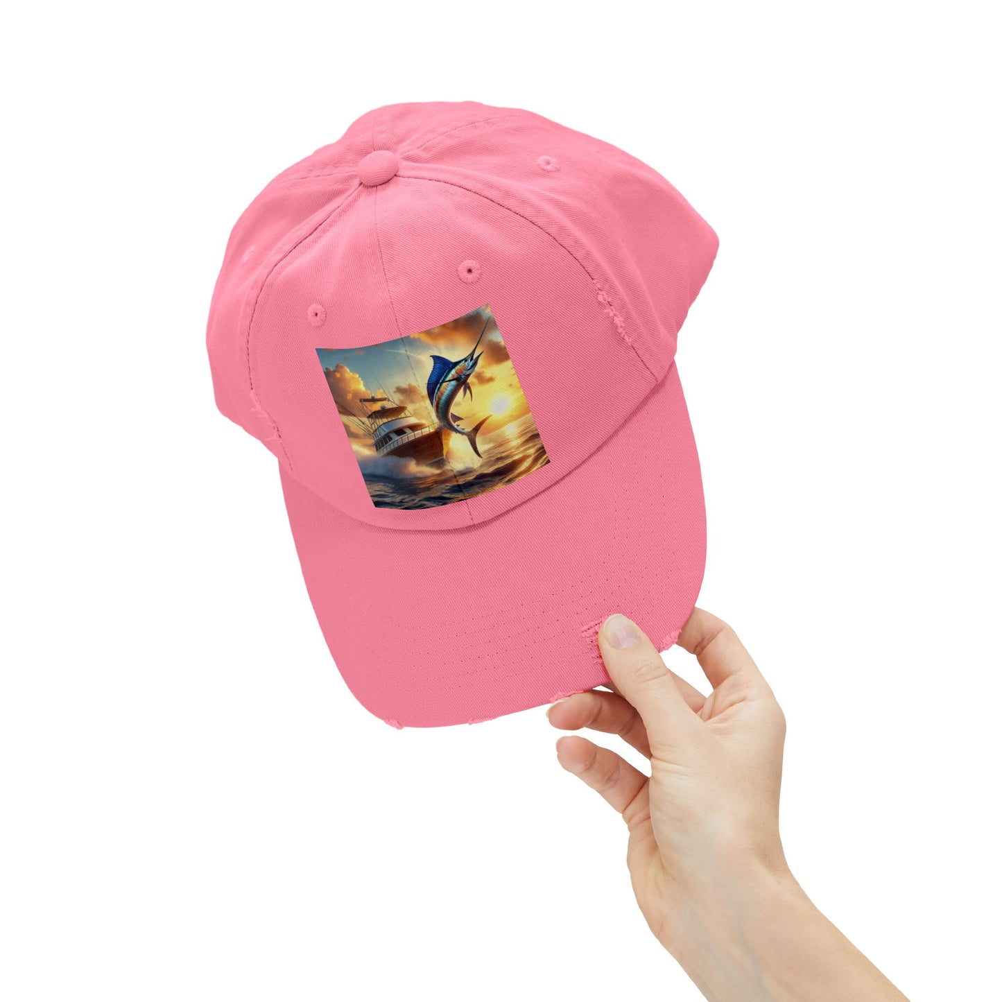 Unisex Distressed Cap