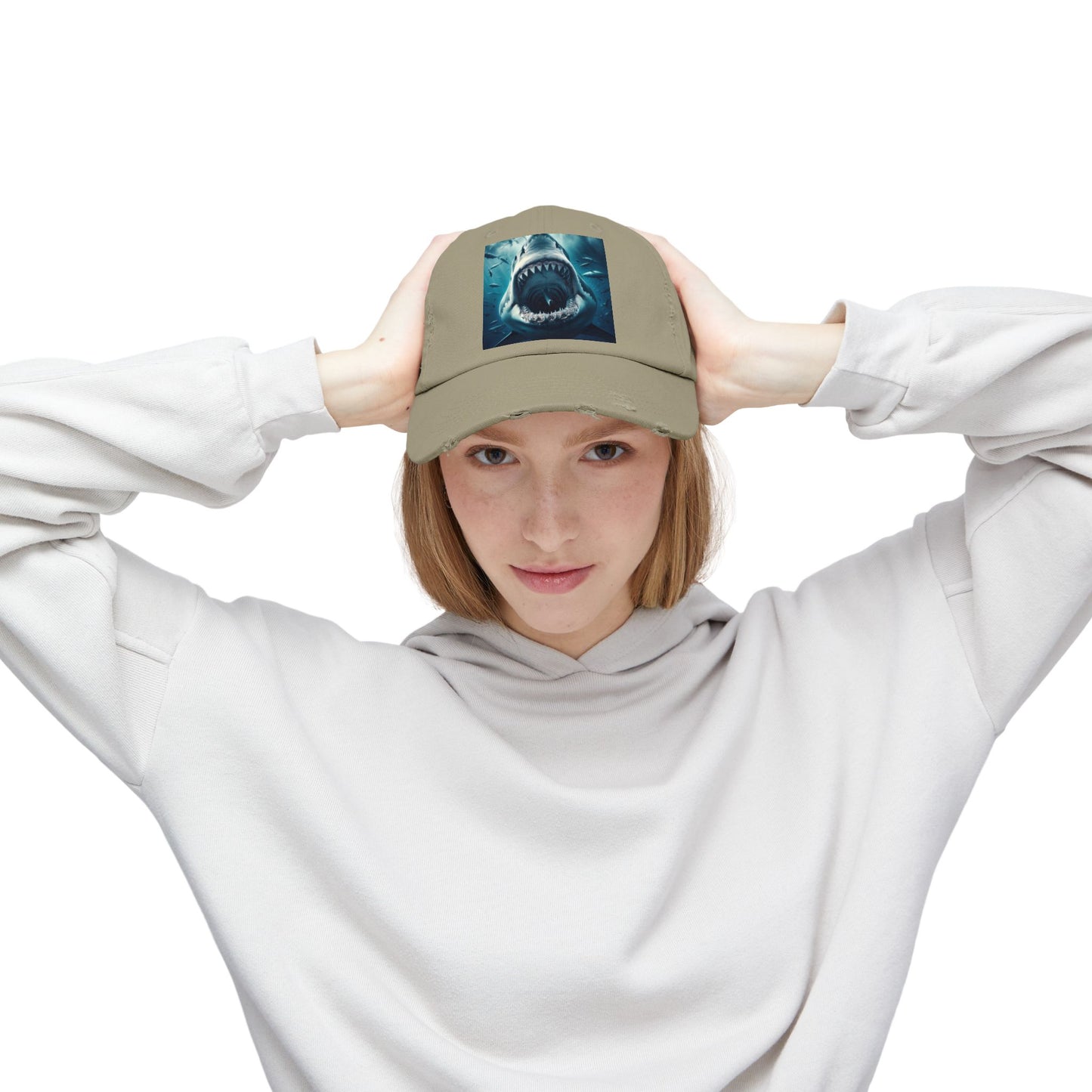 Unisex Distressed Cap