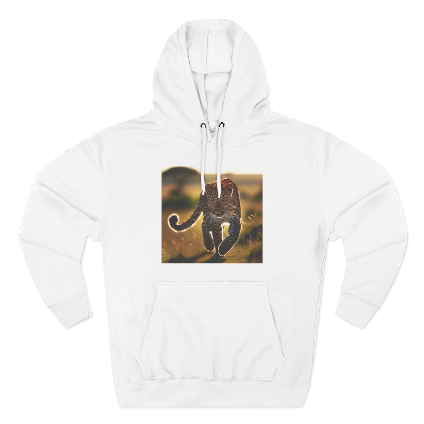 Three-Panel Fleece Hoodie