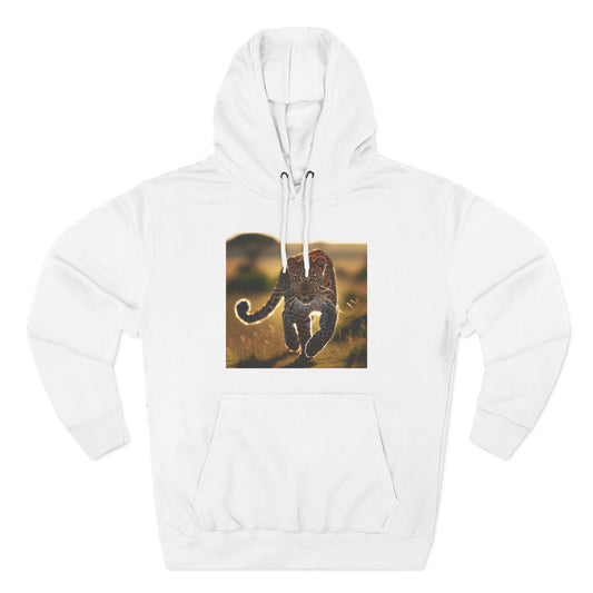 Three-Panel Fleece Hoodie