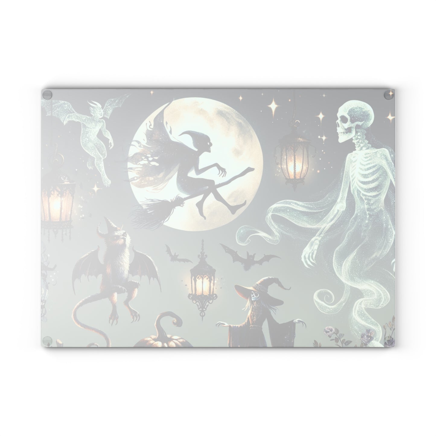 HALLOWEEN Glass Cutting Board