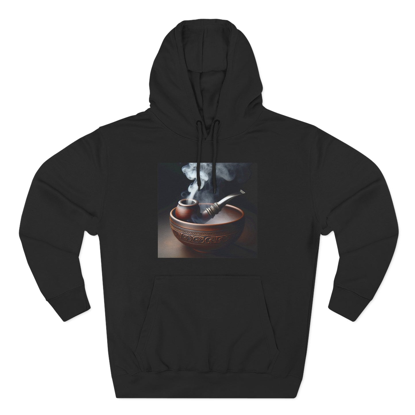 Three-Panel Fleece Hoodie
