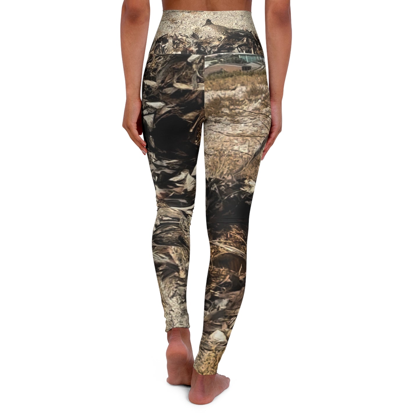 High Waisted Yoga Leggings (AOP)