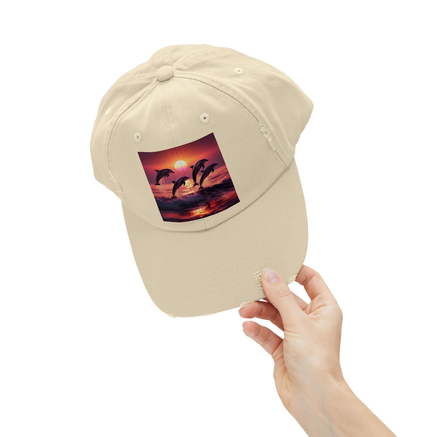 Unisex Distressed Cap